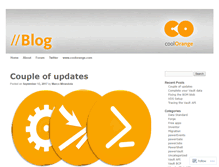 Tablet Screenshot of blog.coolorange.com